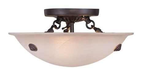Semi flush ceiling light