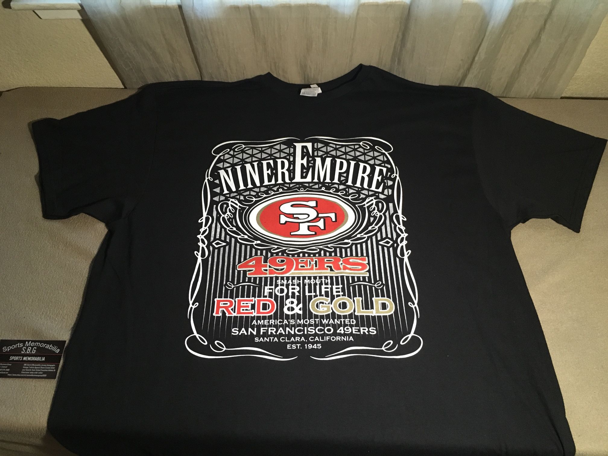 NFL San Francisco 49ers Shirt Established 1946 Color Rush Niner Empire  Front & Back Big Logo Print NFC Playoffs Adult Men's XXL New for Sale in  Sacramento, CA - OfferUp