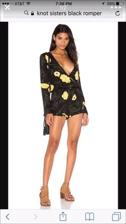 Long sleeve black romper dress