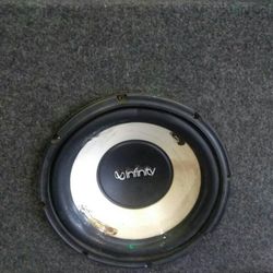 Infinity 10" Speaker And Box