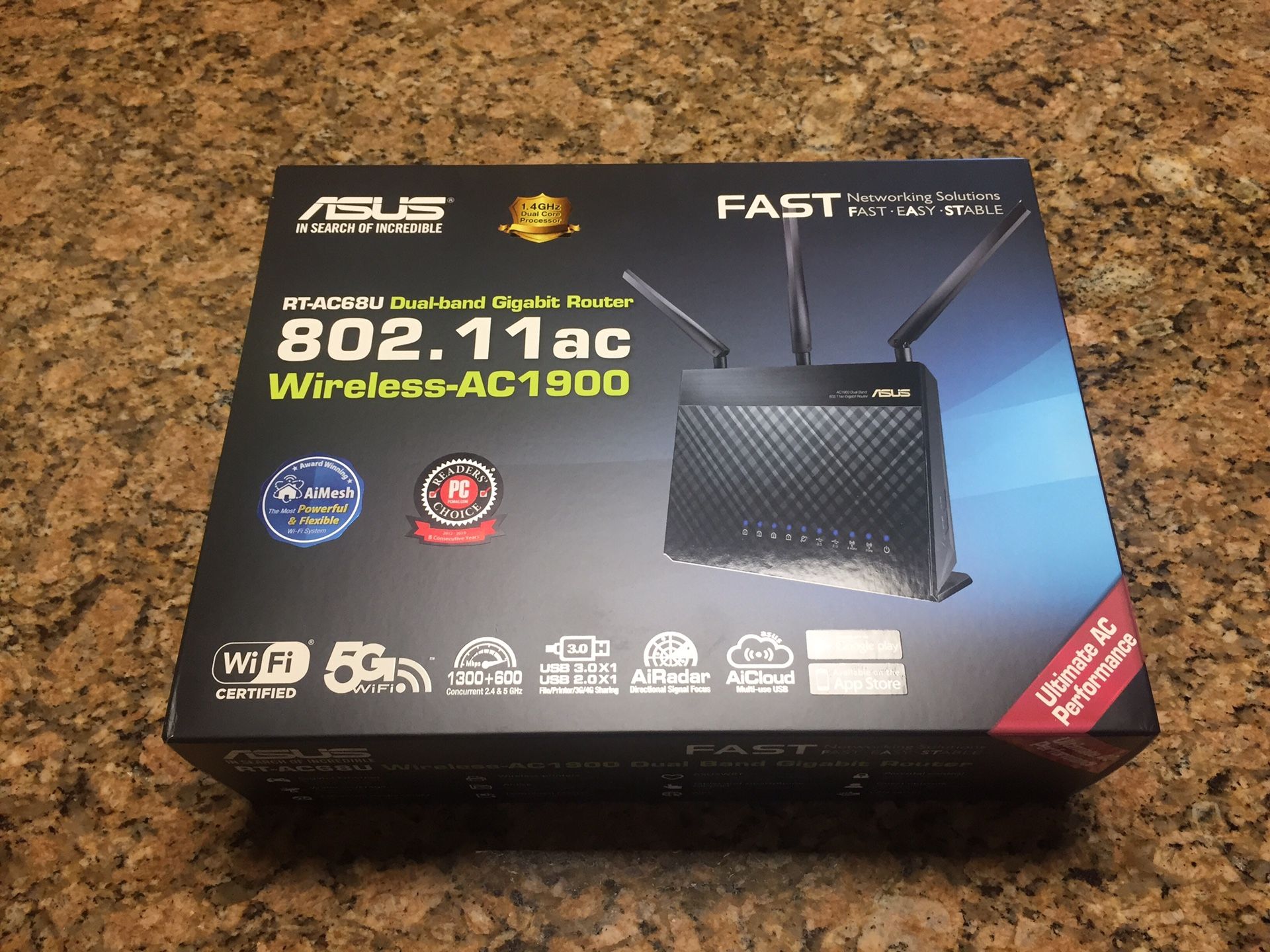 Asus Wireless-AC1900 Router (Practically Brand New, Originally $135 on Amazon)