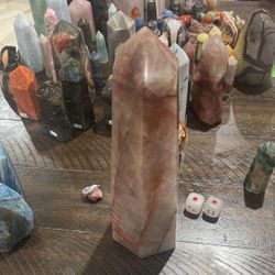 Large Fire Quartz Tower