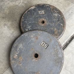 2 - 50lb Plates 