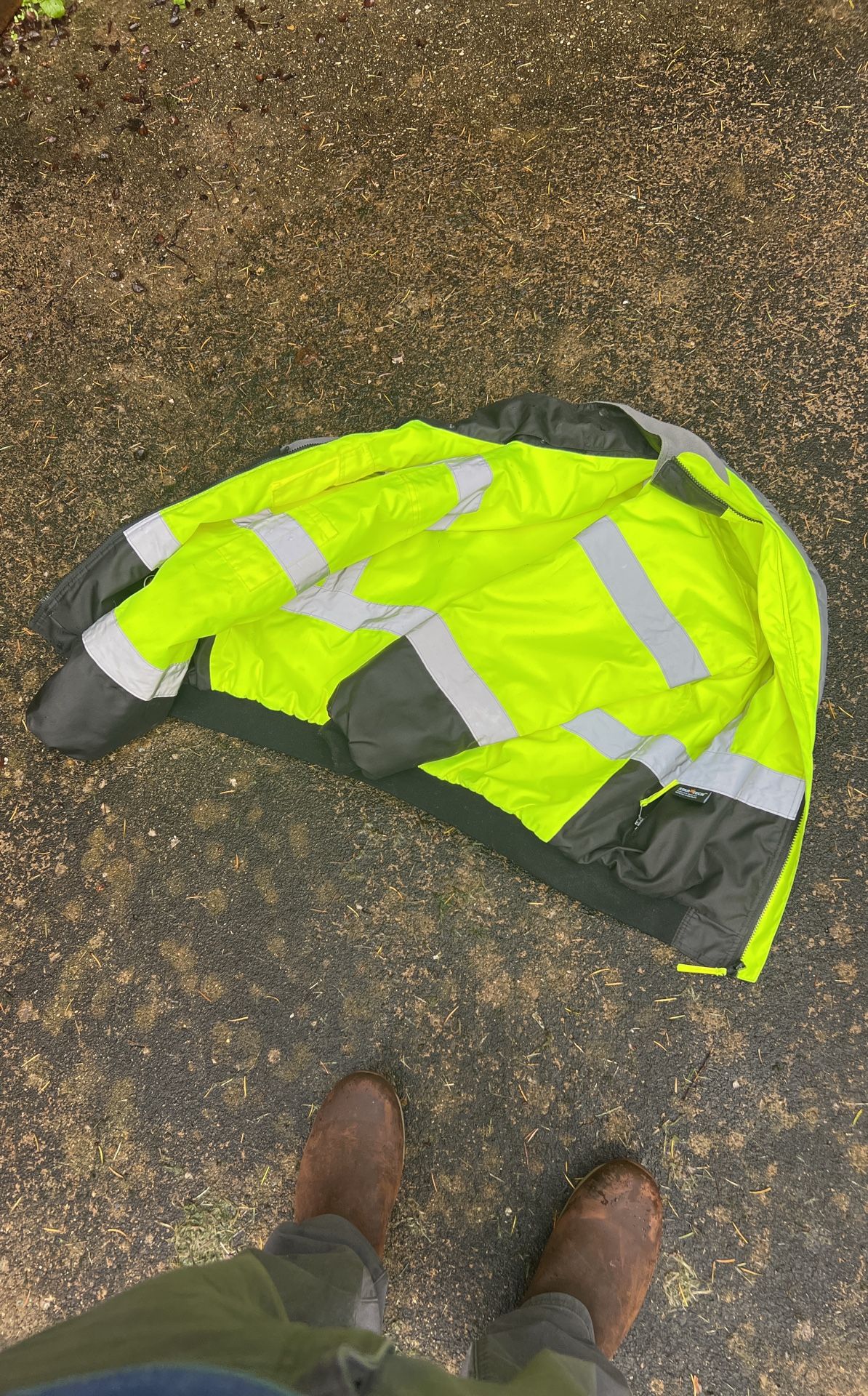 Yellow Construction Coat