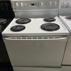 GE Electric Coil Top Stove 