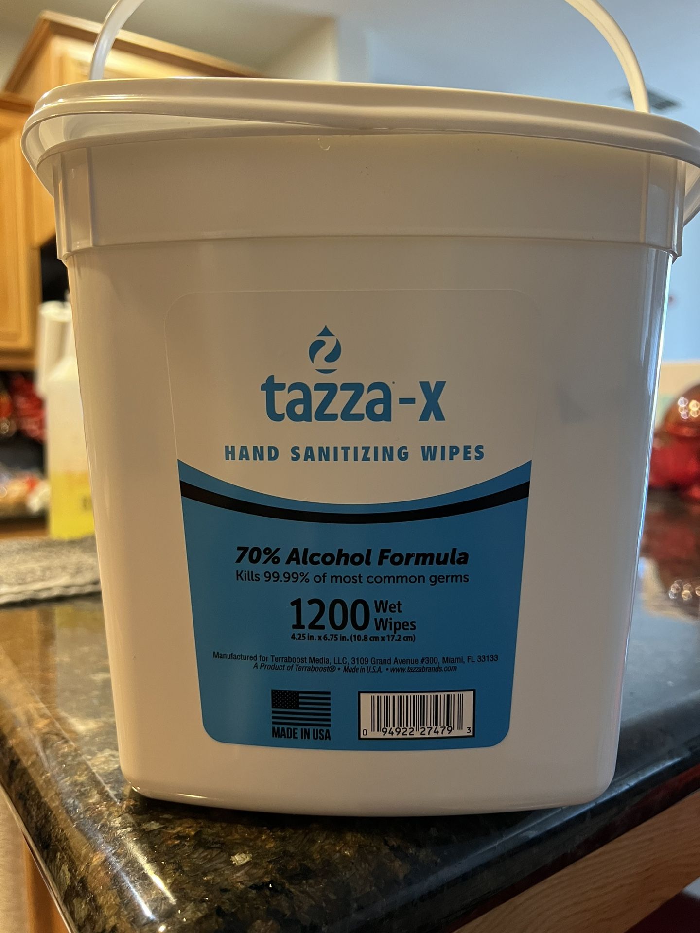Hand sanitizing wipes