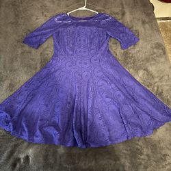 Beautiful Purplish Blue Women’s Size 10 Dress