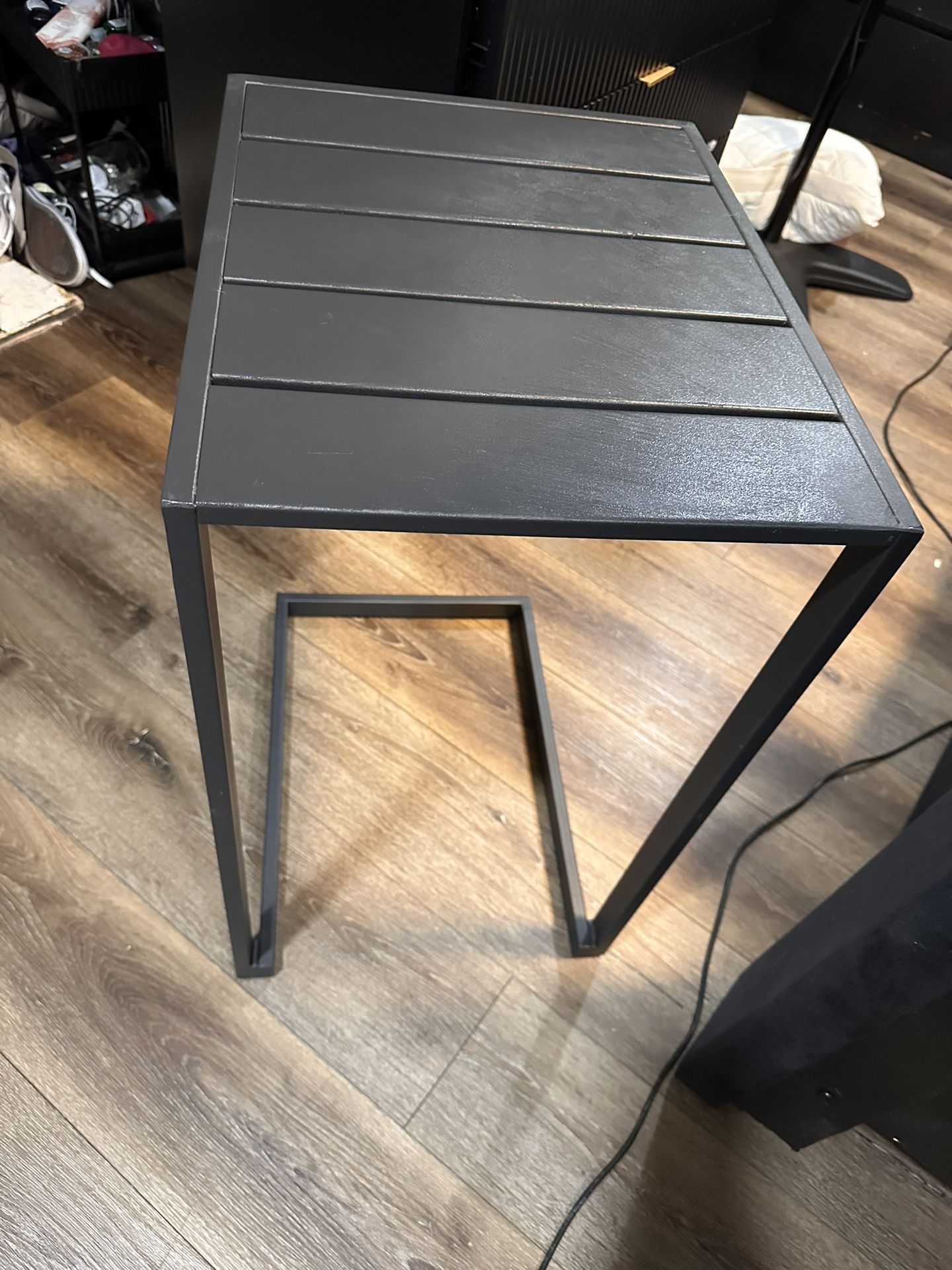 2 side tables-black