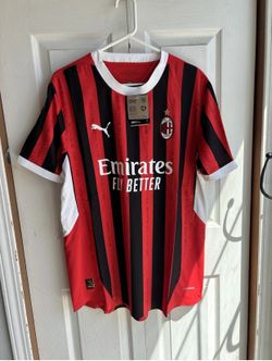 NWT Puma AC Milan 24/25 Authentic Home Jersey Kit 125 Anniversary 774949-01 Size L