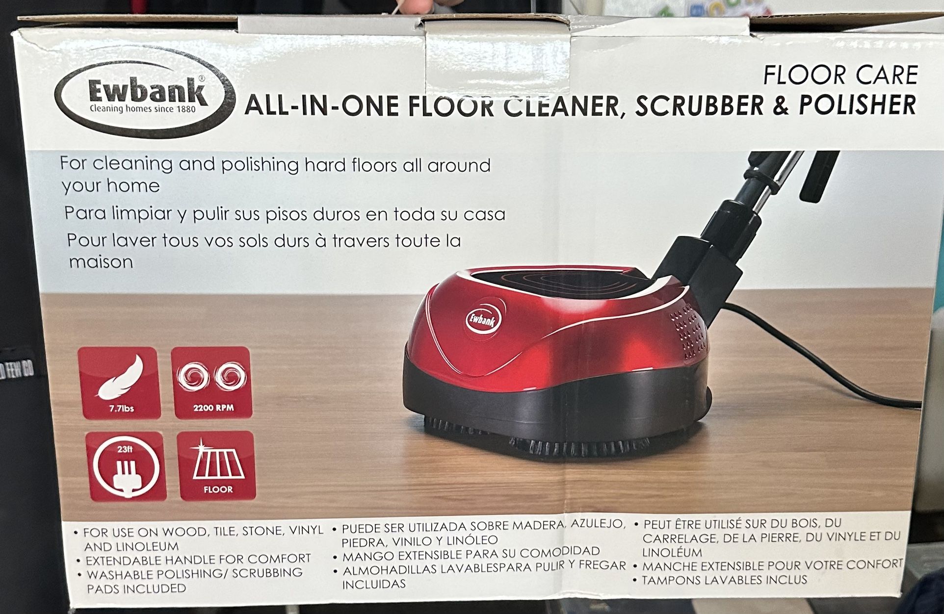 All In One Floor Cleaner, Scrubbe, & Polisher