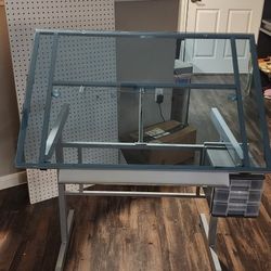 Drawing Table/ Drafting Table With Storage