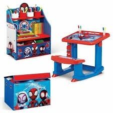 Spidey and His Amazing Friends 3-Piece Art & Play Toddler Room-in-a-Box  