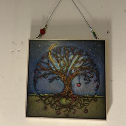 Tree Of Love Signed Print On Wood