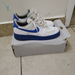 Air Force 1 White And Blue Size 12