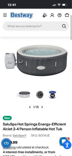 Slauspa inflatable hot tub