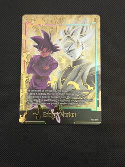 Dragonball energy marker- Goku Black (GOLD)