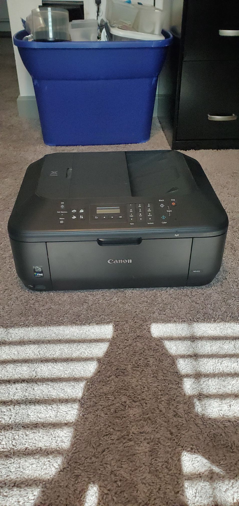 Canon MX452 Wireless Inkjet Office All-In-One Printer