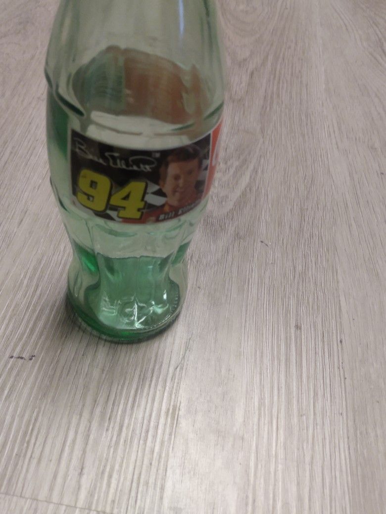 Vintage Bill Elliott Coke Bottle