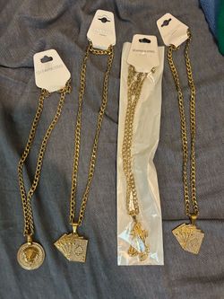 Stainless steel gold chains