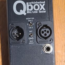 Qbox Whirlwind Audio Tester Tool 