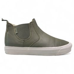Vans Classic Slip On Ultracush Green Leather Chelsea Mid DX Women’s  11/Men 9.5