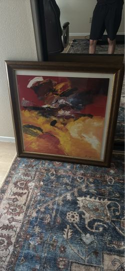 Abstract framed artwork
