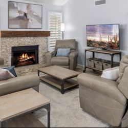 Real Leather Reclining Couches
