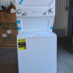 Brand New GE 27 inch Stacble Washer & electric Dryer