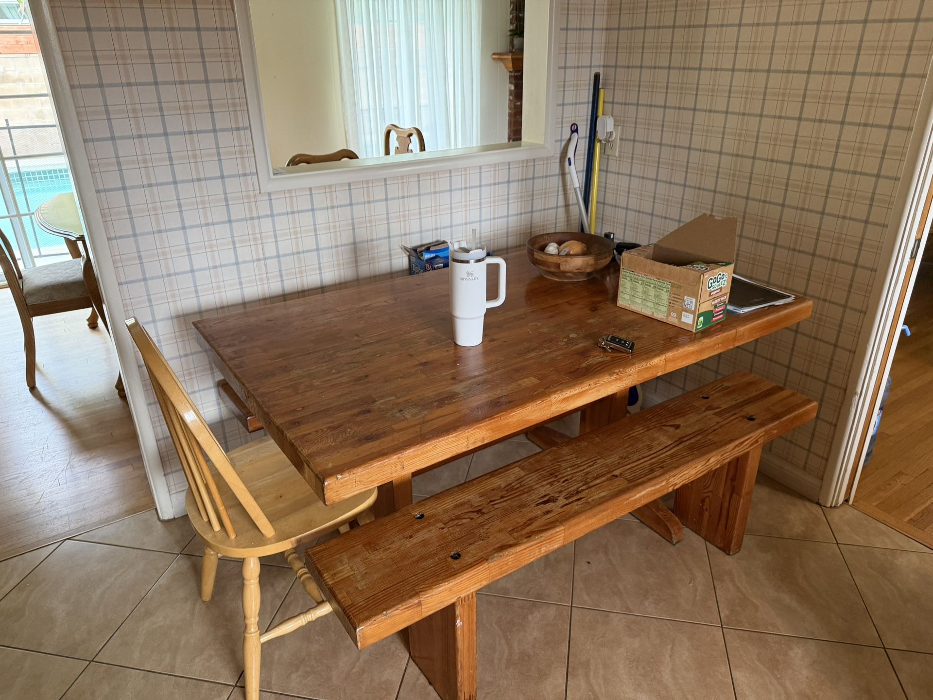 Solid Wood Kitchen Table