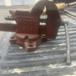 Bench Vise Made By Home Manufacturer 