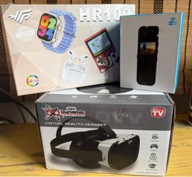 Virtual Reality Headset/Action Camera/Video/Smart Watch/Earbuds/Handheld Console