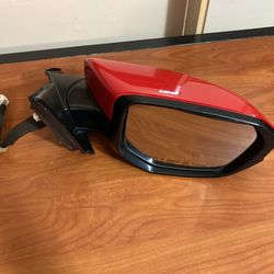 2018-2019 HONDA CIVIC PASSENGER SIDE VIEW MIRROR With Camera: RED