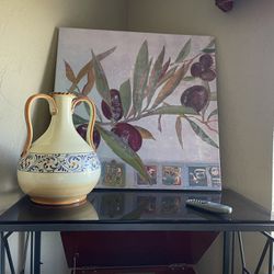 Olive Branch Print On Canvas