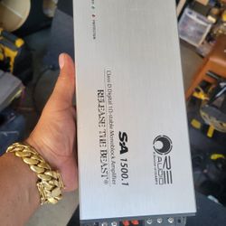 Re Audio Amplifier 1500 Watts Powerful 