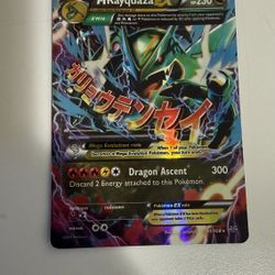 Rayquaza Ex Pokemon Card 