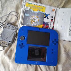 2ds + 2 Games. Ultra Moon And Pokemon X. Original Package And Papers For X