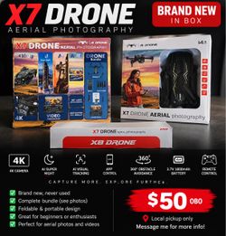 X7 Drone Aerial Photography Bundle – Brand New