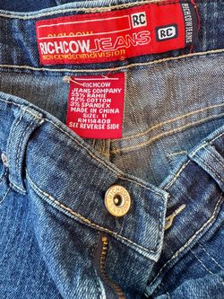 RC Raimbow Jeans Embroidered Denim Jeans