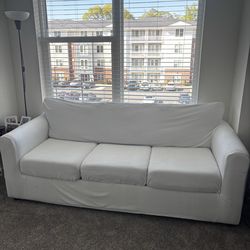 Couch with queen pull out bed