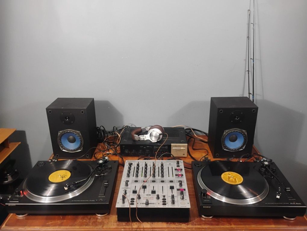 Pair Of Sony DJ Turntables (Technics SL-1200 Style).