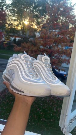 Nike Men's Air Max 97 Triple White Wolf Grey Running Shoes, from StockX