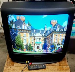 25-inch CRT Tv/VCR Combo Retro Gaming color television model 2000