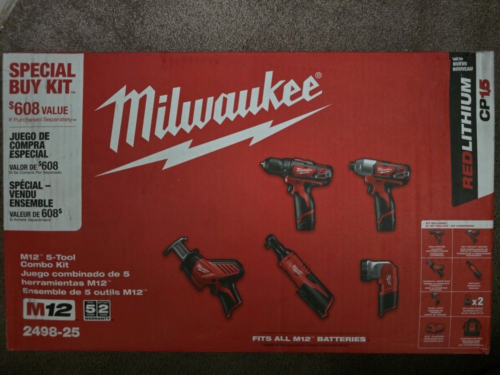 Milwaukee M12 Tool Combo Kit