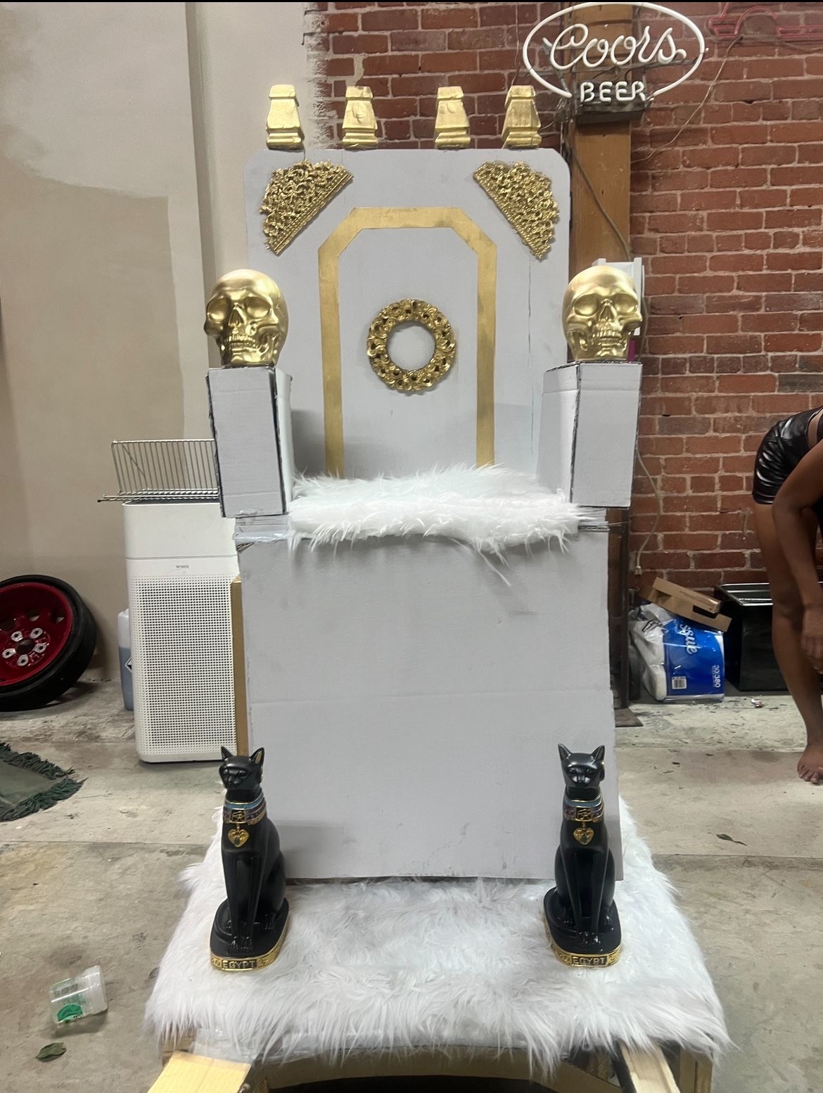 Handmade Wooden Palanquin / Palaquin Throne — Used in Performance