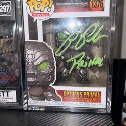 Funko Pop! (Optimus Primal) Signed By Ron Pearlman 