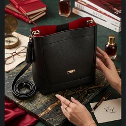 Mario Valentino Callie Medallion Bucket Bag