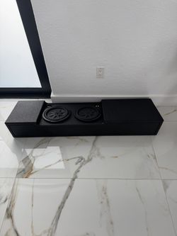 2 10inch subwoofer and box (underseat)