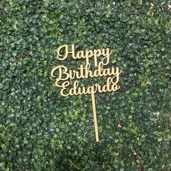 Wood Cake Toppers
