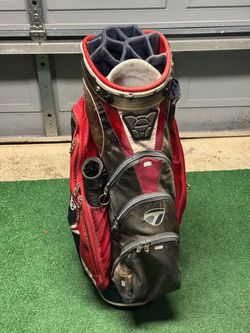 Taylormade Blue/Red Golf Cart Bag 14 Way