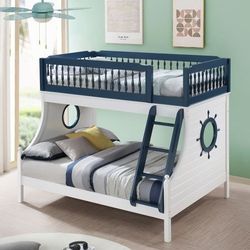 Farah Bunk Bed Twin/Full (2 Colors Available)